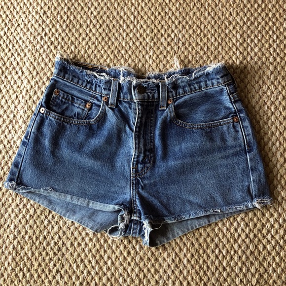 vintage levi cut off shorts